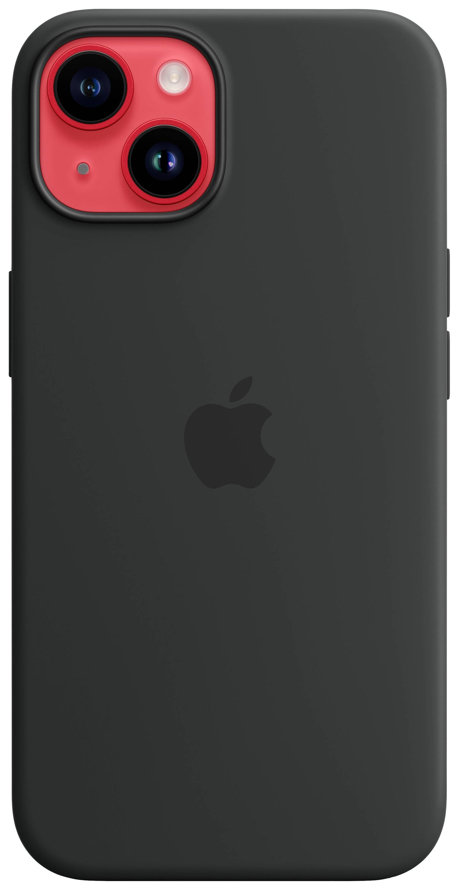 Apple Silicon Case MagSafe Case Apple iPhone 14 Middernacht Inductieve lading, Stootbestendig-4