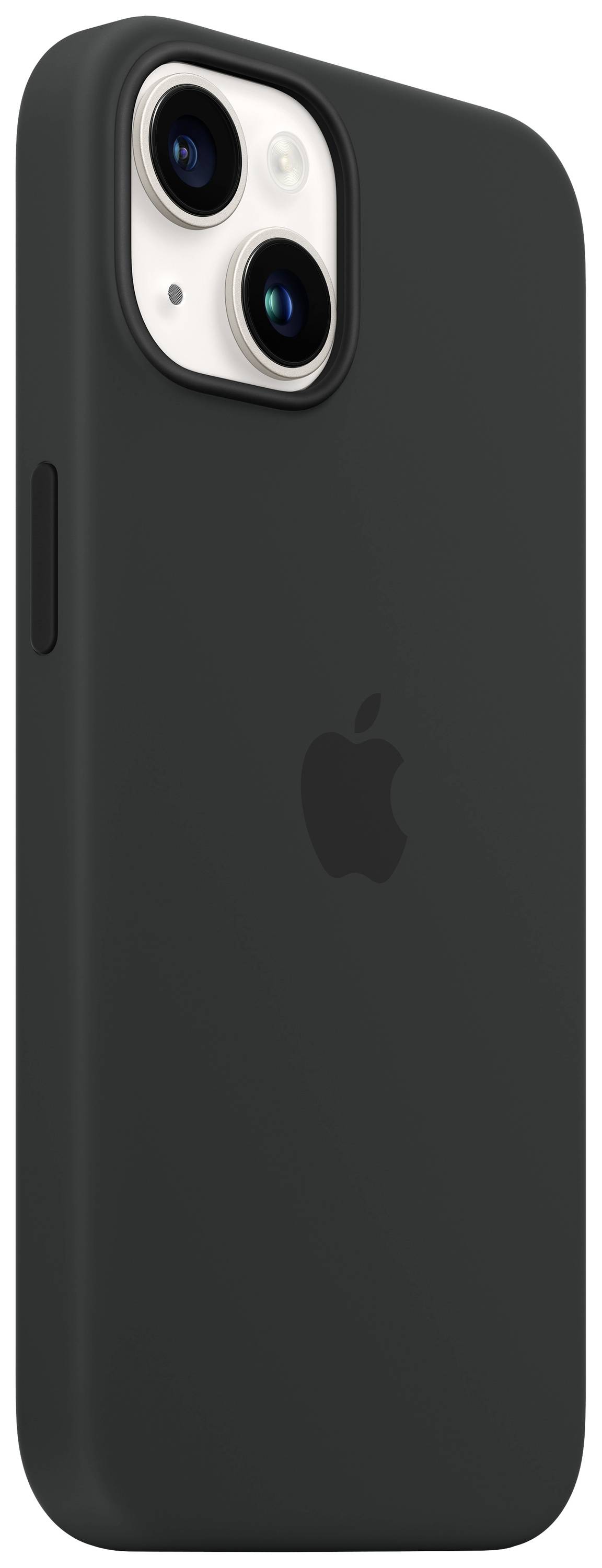 Apple Silicon Case MagSafe Case Apple iPhone 14 Middernacht Inductieve lading, Stootbestendig-5