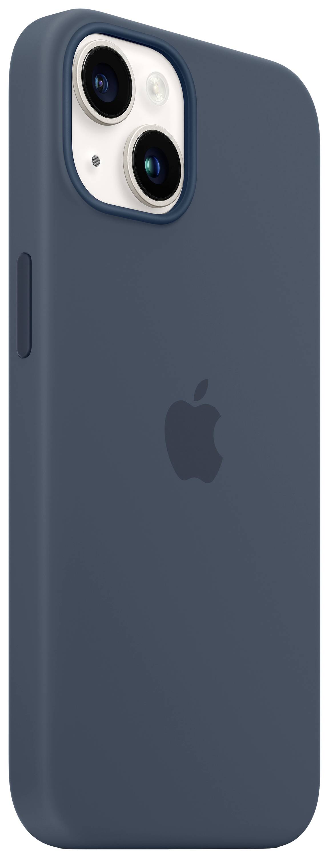 Apple Silicon Case MagSafe Case Apple iPhone 14 Blauw Inductieve lading, Stootbestendig-5