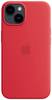 Apple Silicon Case MagSafe Case Apple iPhone 14 Red Inductieve lading, Stootbestendig