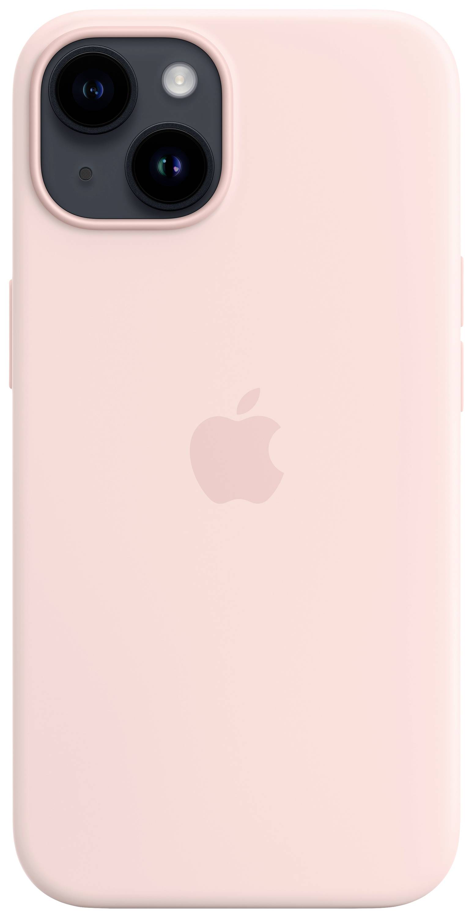 Apple Silicon Case MagSafe Case Apple iPhone 14 Pink Inductieve lading, Stootbestendig