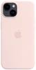Apple Silicon Case MagSafe Case Apple iPhone 14 Pink Inductieve lading, Stootbestendig