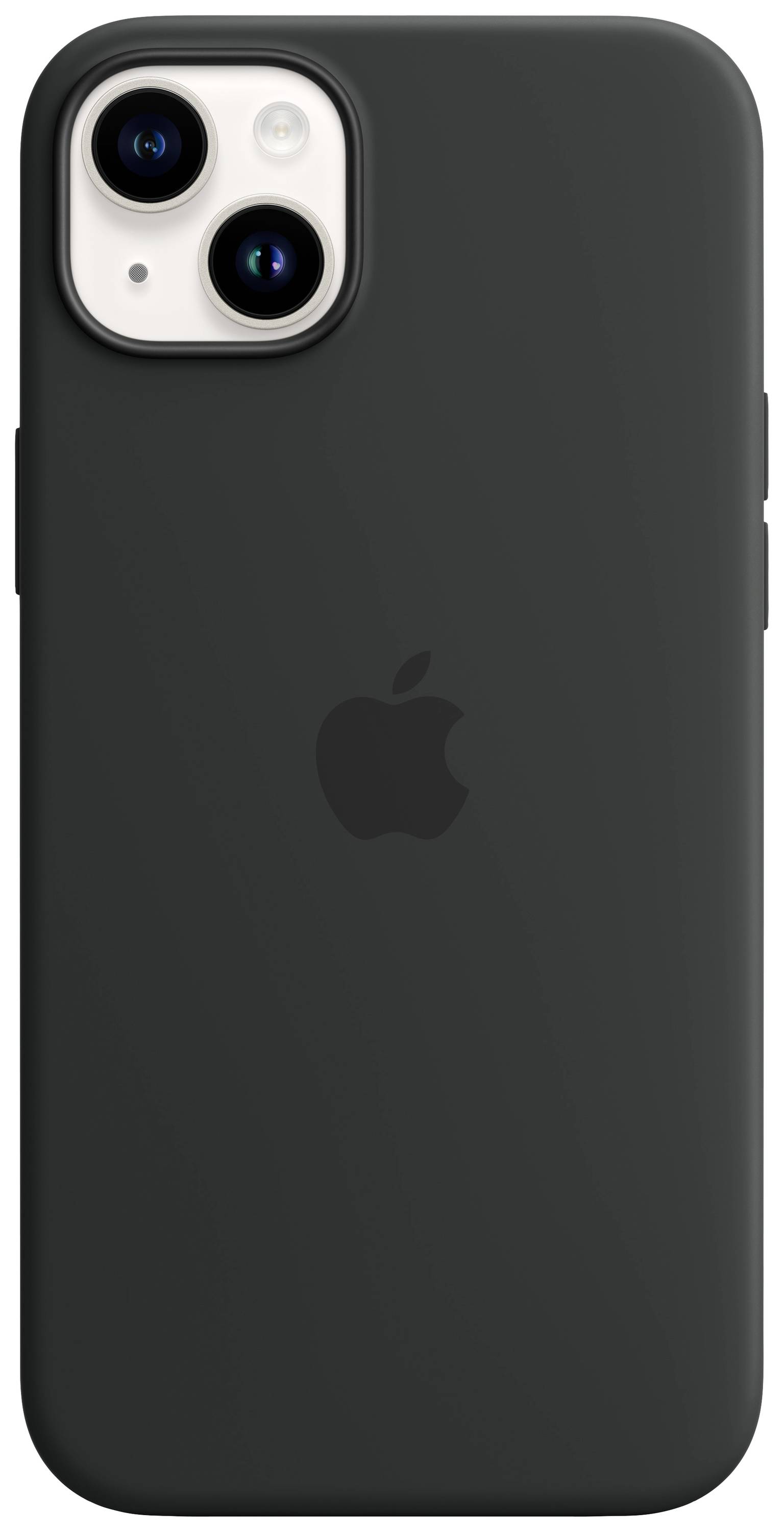 Apple Silicon Case MagSafe Case Apple iPhone 14 Plus Middernacht Inductieve lading, Stootbestendig-3