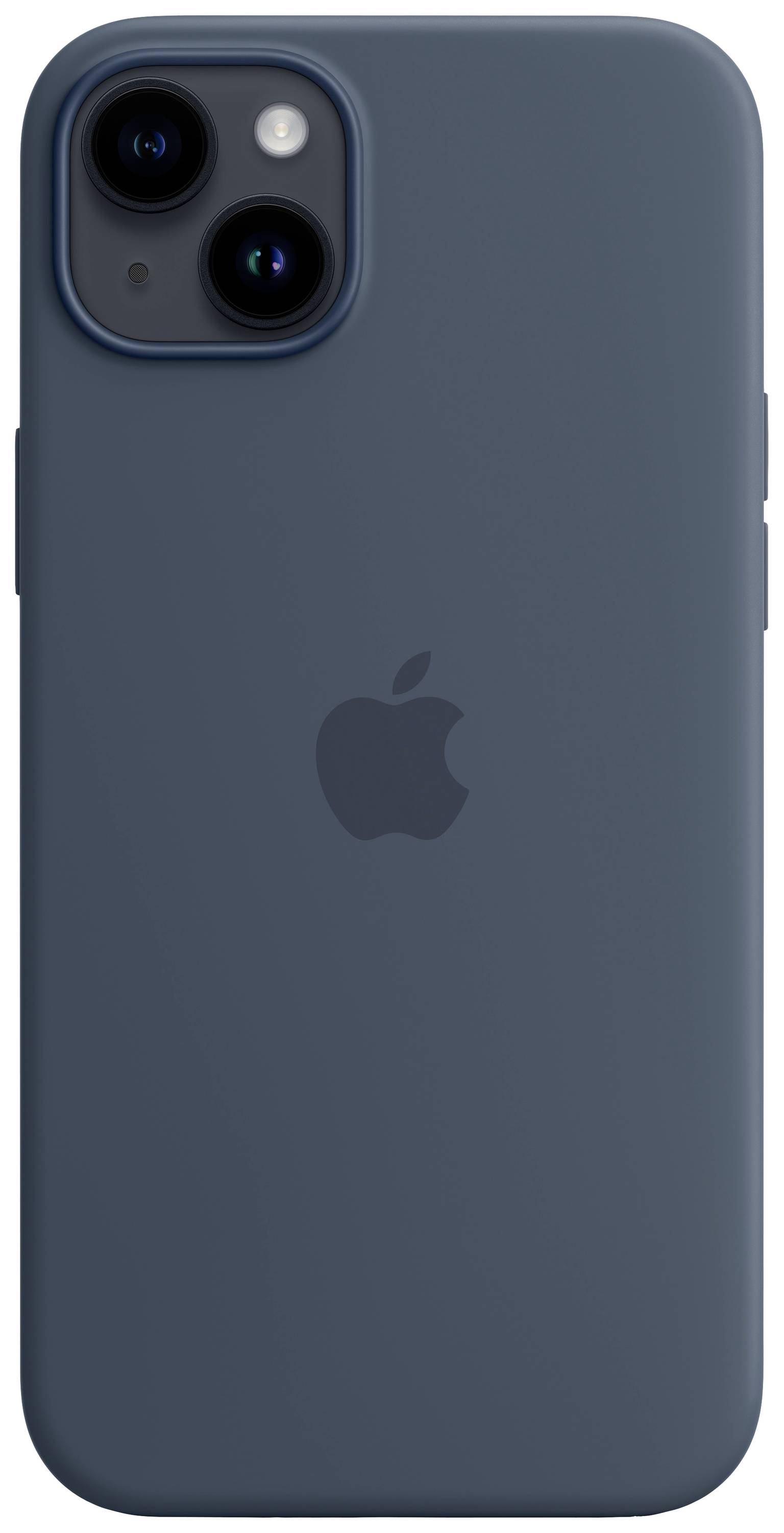Apple Silicon Case MagSafe Case Apple iPhone 14 Plus Blauw Inductieve lading, Stootbestendig-0