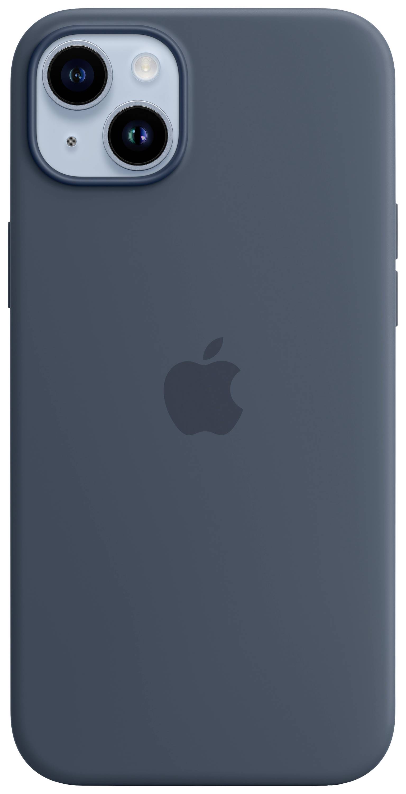Apple Silicon Case MagSafe Case Apple iPhone 14 Plus Blauw Inductieve lading, Stootbestendig-1