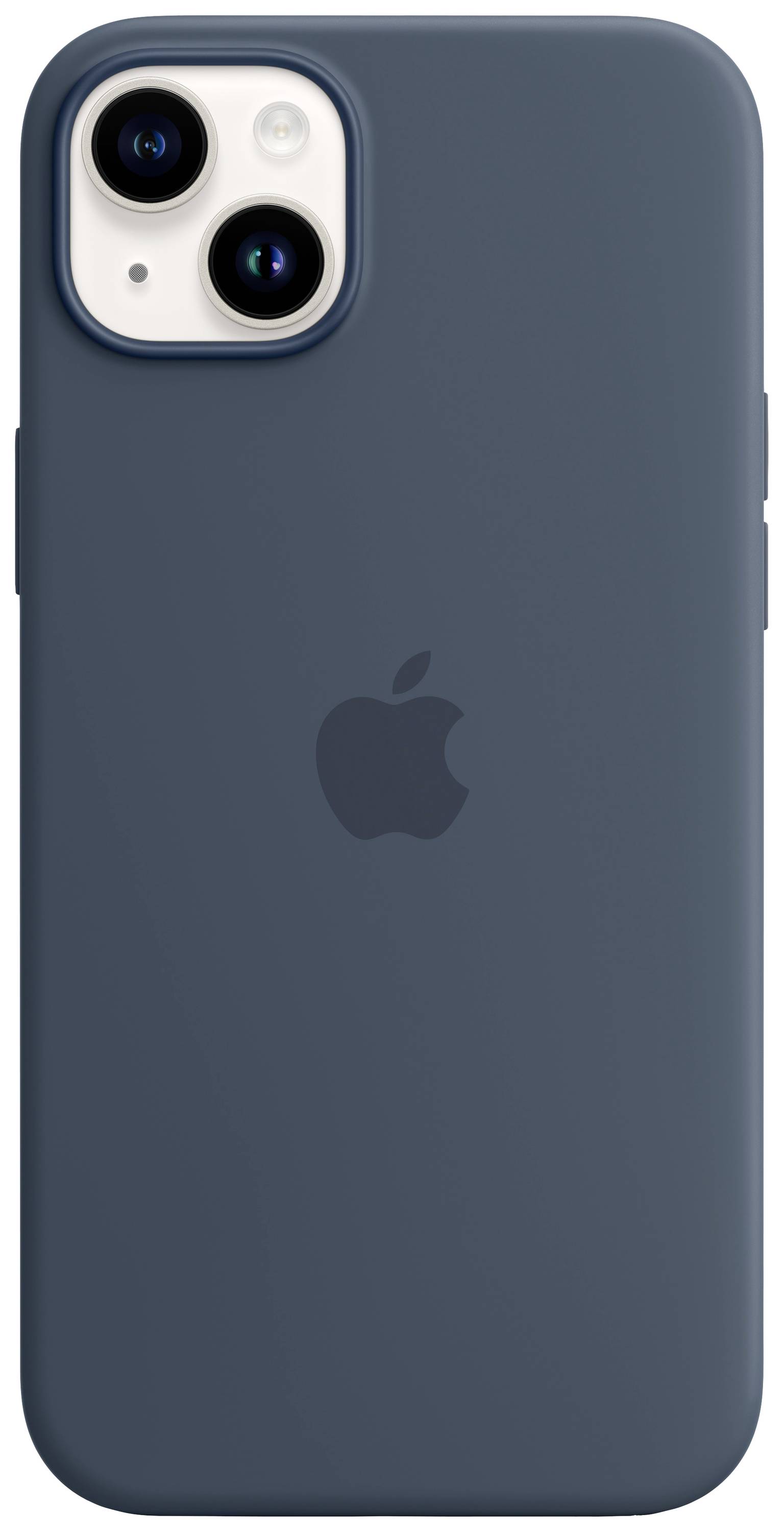 Apple Silicon Case MagSafe Case Apple iPhone 14 Plus Blauw Inductieve lading, Stootbestendig-3