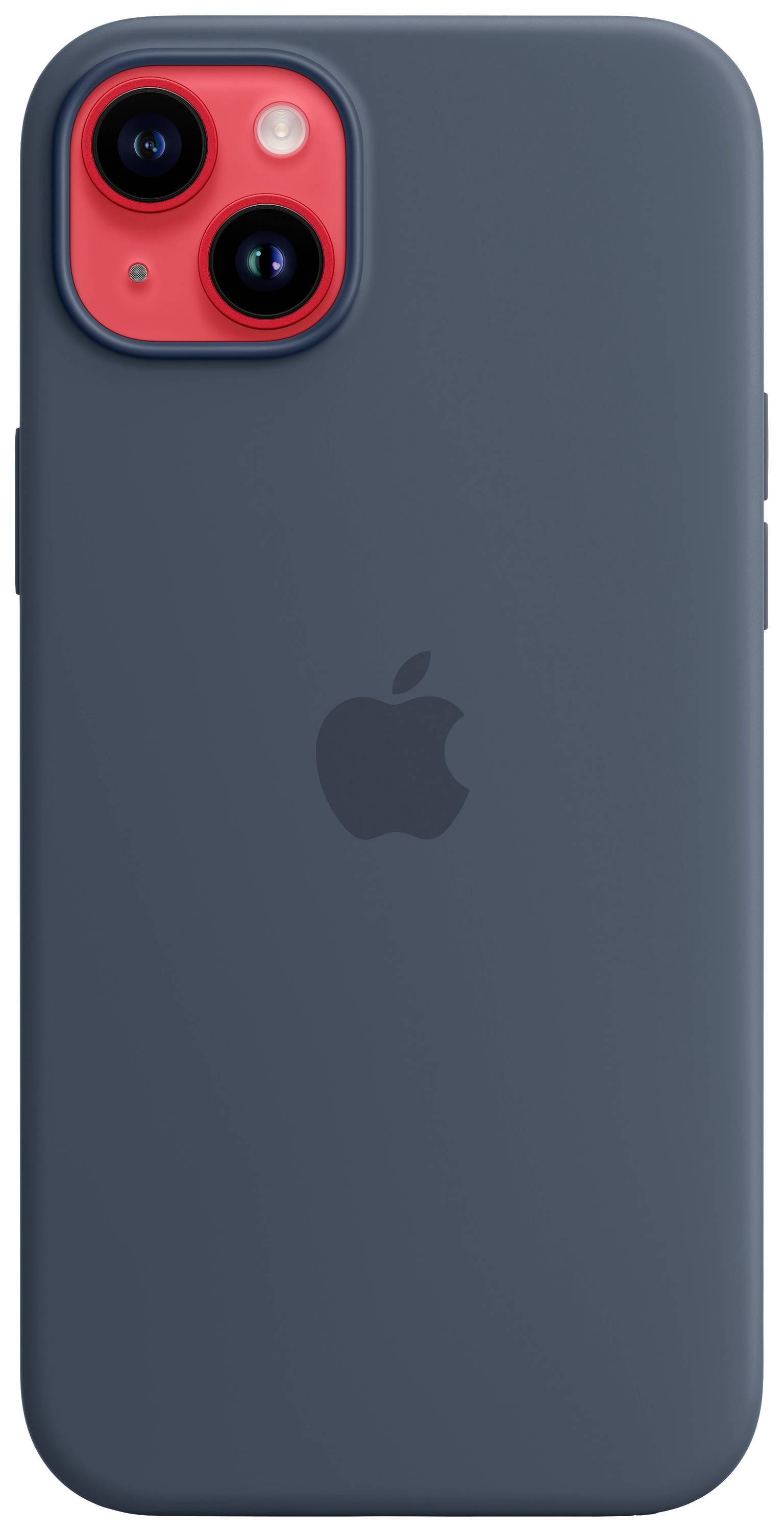 Apple Silicon Case MagSafe Case Apple iPhone 14 Plus Blauw Inductieve lading, Stootbestendig-4