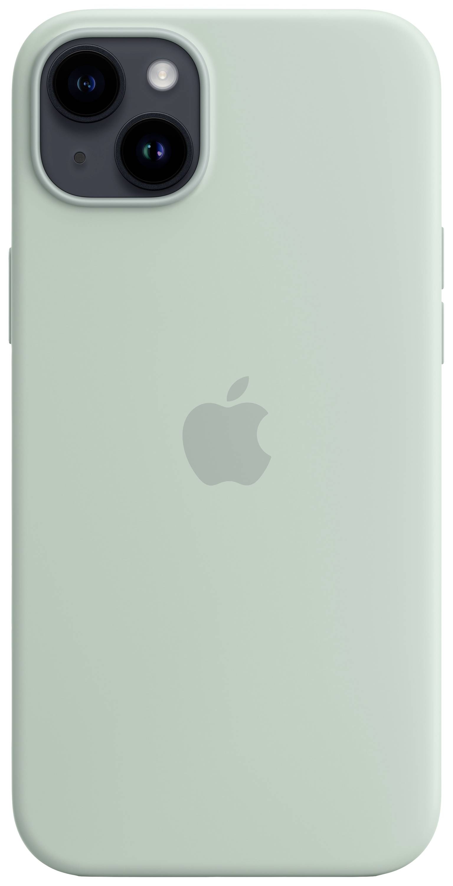 Apple Silicon Case MagSafe Case Apple iPhone 14 Plus Turquoise Inductieve lading, Stootbestendig