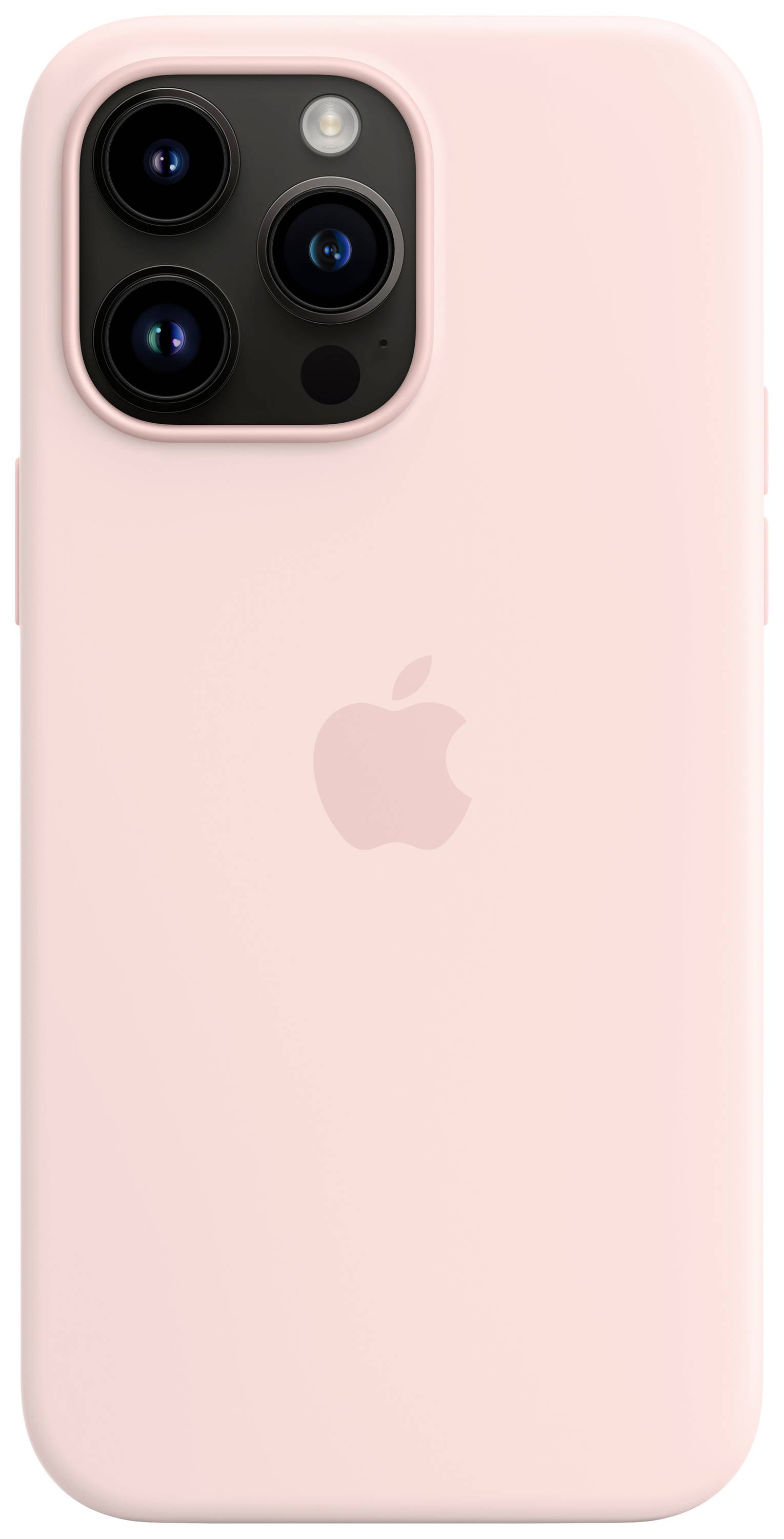 Apple Silicon Case MagSafe Case Apple iPhone 14 Pro Max Pink Inductieve lading, Stootbestendig