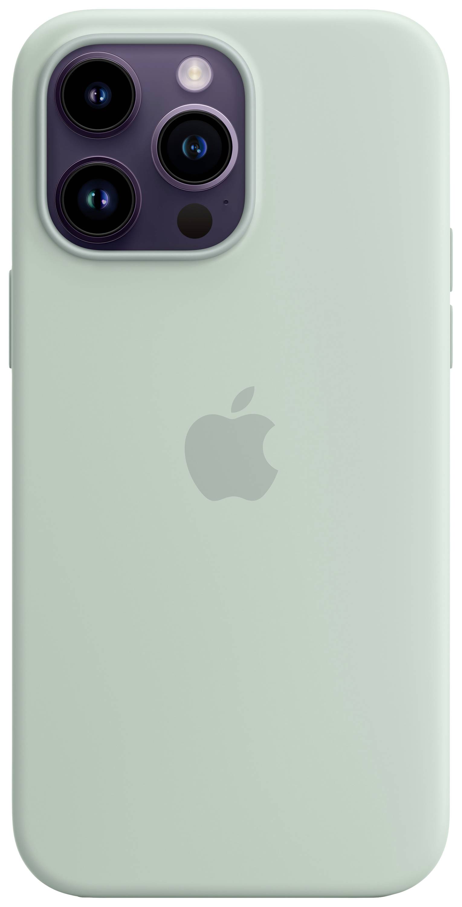 Apple Silicon Case MagSafe Case Apple iPhone 14 Pro Max Turquoise Inductieve lading, Stootbestendig-1