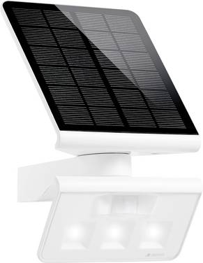 Steinel XSOLAR L-S ONE WS 081997 Wandlamp op zonne-energie met bewegingsmelder  LED LED vast ingebouwd 1.2 W Wit