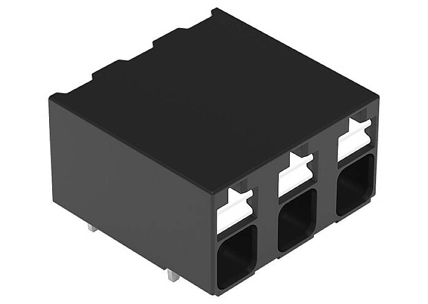 WAGO 2086-3203 Printklem 1.50 mm² Aantal polen 3 Zwart 1 stuk(s)