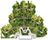 WAGO 2202-3207 Aardklem 3-etages Cage Clamp-aansluiting Groen-geel 50 stuk(s)