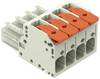 WAGO 831-1104/322-000 Female behuizing (kabel) Rastermaat: 7.62 mm Inhoud: 12 stuk(s)