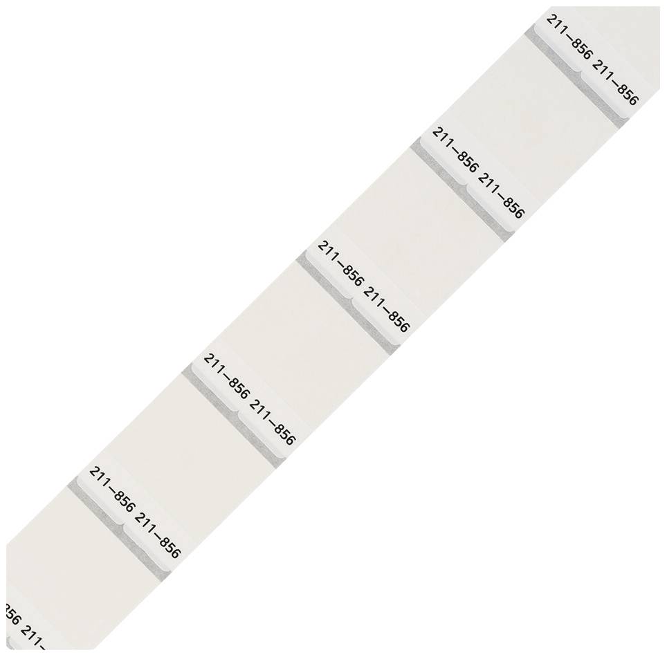 Papierrol met doorlopende nummerreeks '211-956' op elk segment, mogelijk bedoeld als markering of ticketstrook.