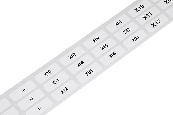 WAGO 210-808 Etiket voor thermotransferbedrukking 25 x 9.5 mm Kleur van het label: Wit Aantal etiketten: 1500
