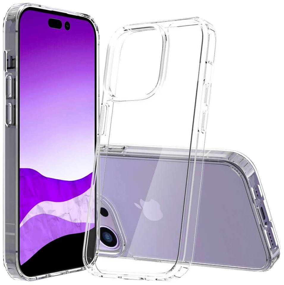 JT Berlin Pankow Clear Backcover Apple iPhone 14 Pro Transparant