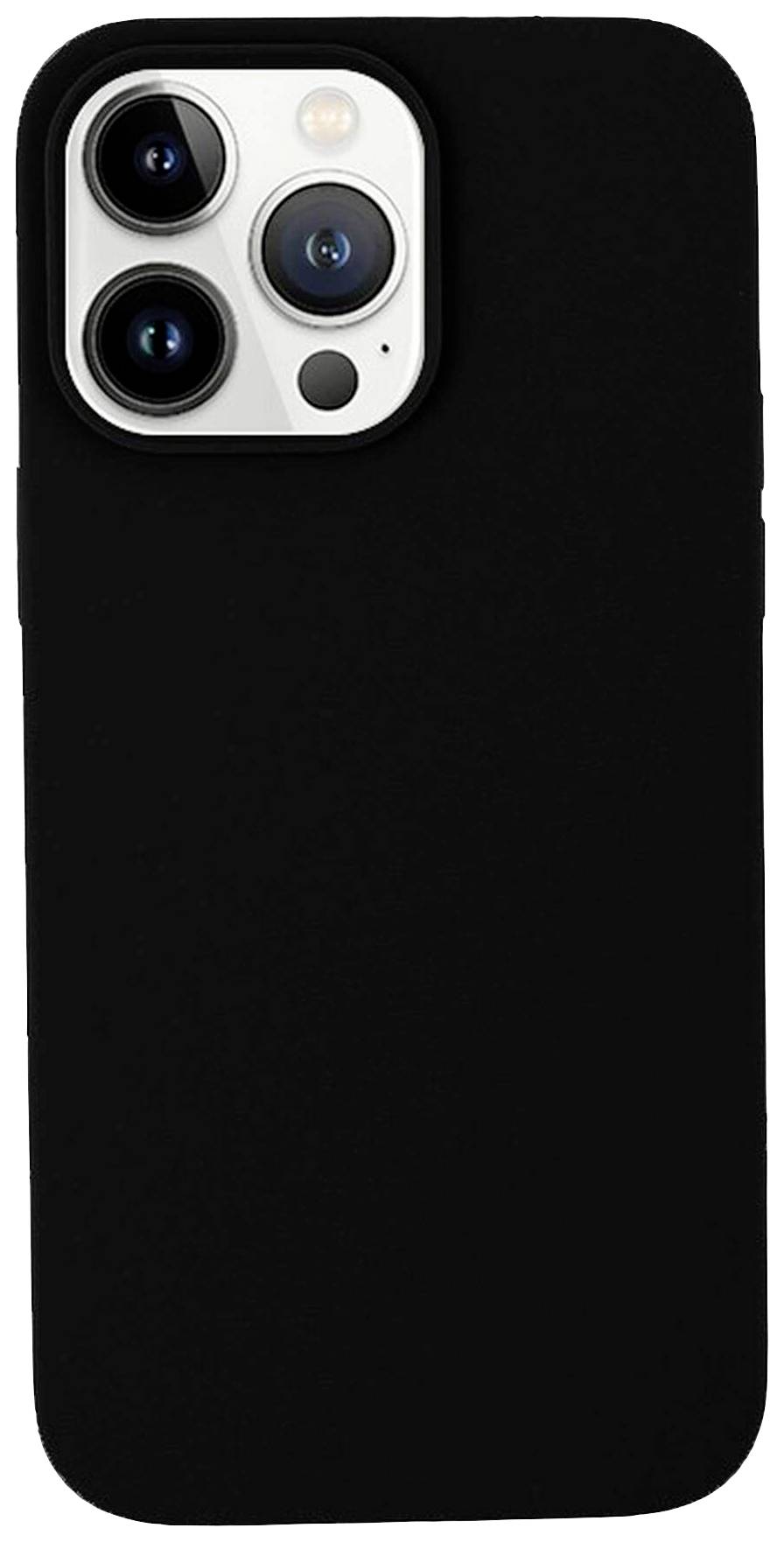 JT Berlin JT BERLIN Steglitz, Cover, Apple, iPhone 14 Pro, 15,5 cm (6.1 Zoll), Schwarz Silicon Case Apple iPhone 14 Pro Zwart