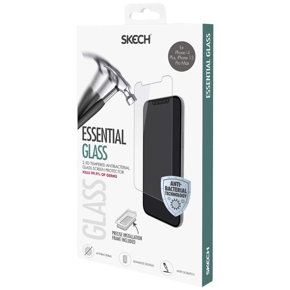 Skech Essential Screenprotector (glas) Geschikt voor: iPhone 14 Plus, iPhone 13 Pro Max 1 stuk(s)