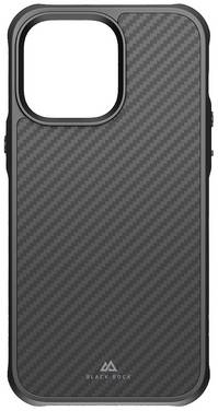 Black Rock Robust Carbon Cover Apple iPhone 14 Pro Max Zwart Stootbestendig