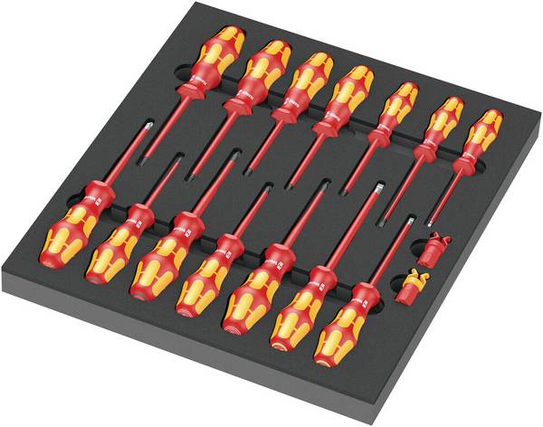 Wera 05150102001 Schroevendraaierset  16-delig Kruiskop Phillips, Kruiskop Pozidriv, Plat, Torx