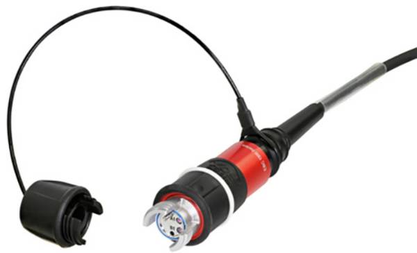 Neutrik 1027409 Glasvezel Optische vezel Aansluitkabel 100.00 m Zwart [1x EBC - 1x EBC] 50/125 µ Multimode OM3