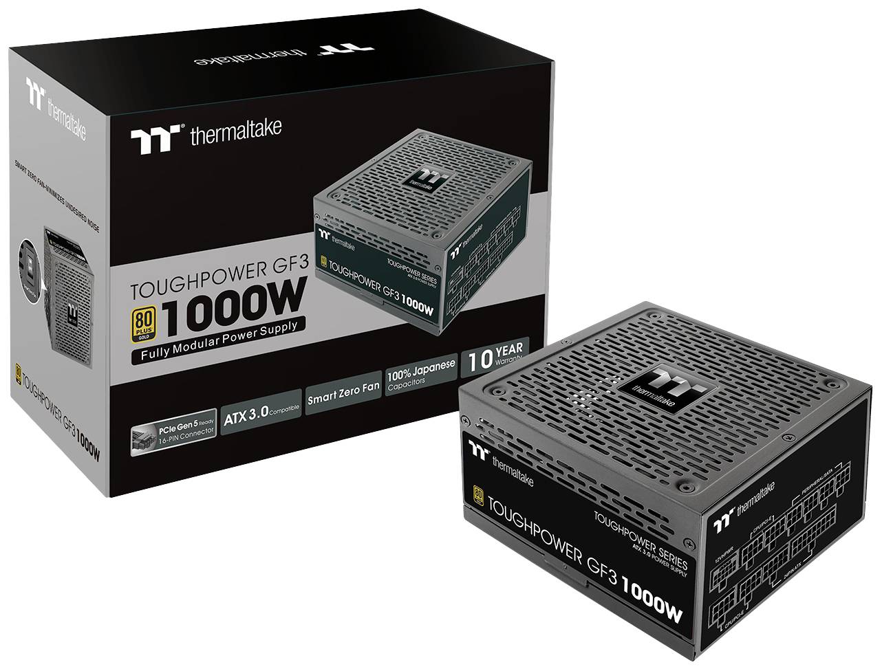 Thermaltake Toughpower GF3 voedingseenheid 1000 W 24-polig ATX Zwart-4