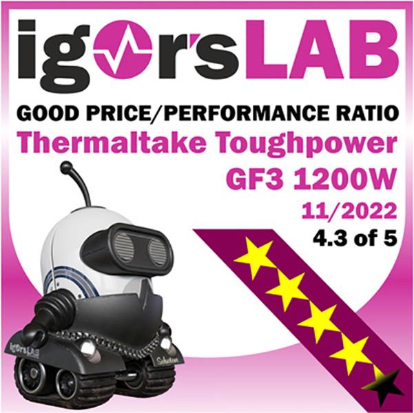Bekroonde afbeelding voor Thermaltake Toughpower GF3 1200W 80+ Gold for new Gen GPU