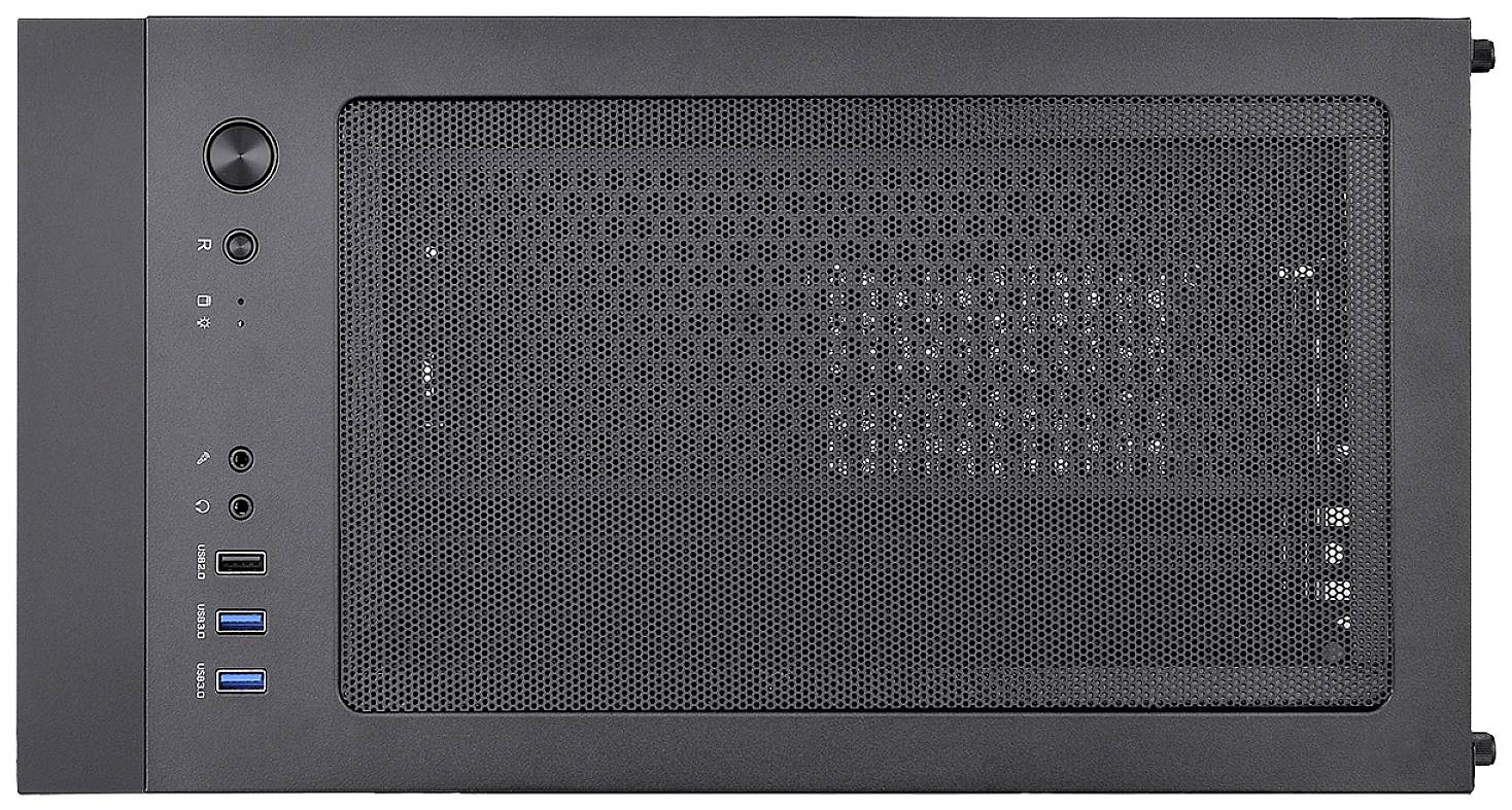Thermaltake CA-1S4-00S1WN-00 Midi-tower PC-behuizing Zwart LCS-compatibel, Zijvenster, Geschikt voor DIY-waterkoeling,-5
