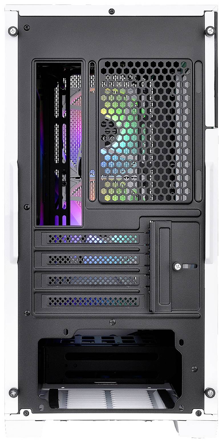 Thermaltake Divider 170 TG - Micro Tower - PC - Zwart - Wit - micro ATX - Mini-ITX - SPCC - Multi-4