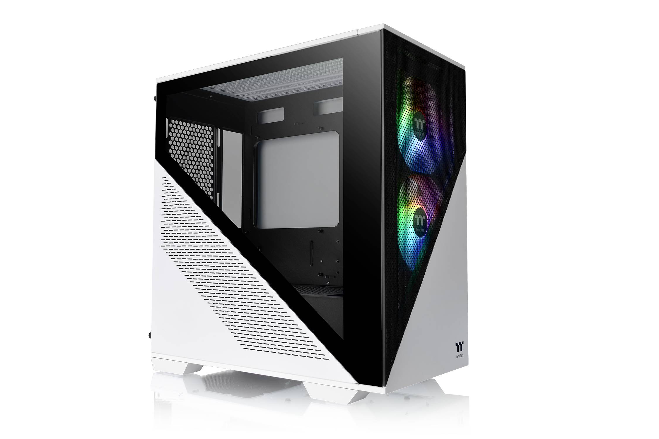 Thermaltake Divider 170 TG - Micro Tower - PC - Zwart - Wit - micro ATX - Mini-ITX - SPCC - Multi-10