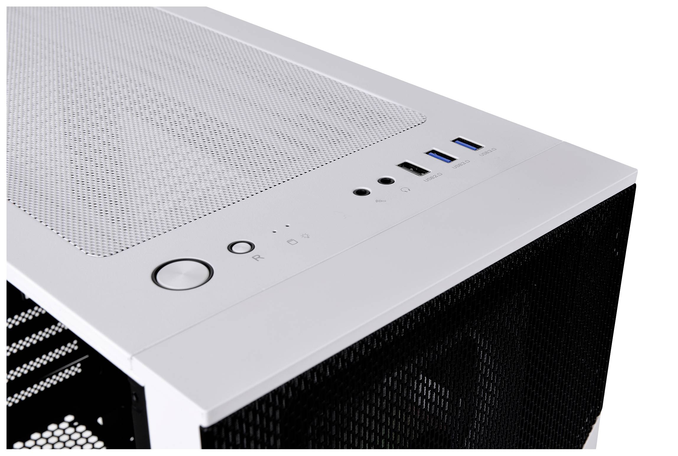Thermaltake Divider 170 TG - Micro Tower - PC - Zwart - Wit - micro ATX - Mini-ITX - SPCC - Multi-12