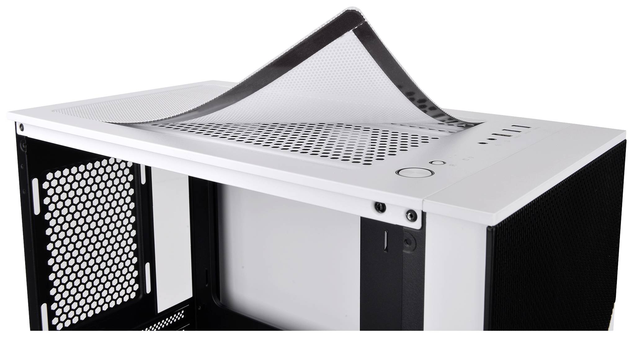 Thermaltake Divider 170 TG - Micro Tower - PC - Zwart - Wit - micro ATX - Mini-ITX - SPCC - Multi-14