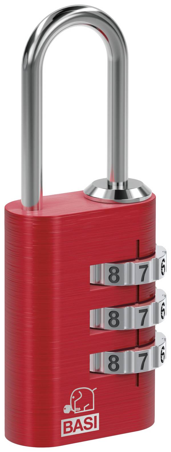 Basi 6170-4000-1400 Kofferslot 21 mm    Rood Cijferslot