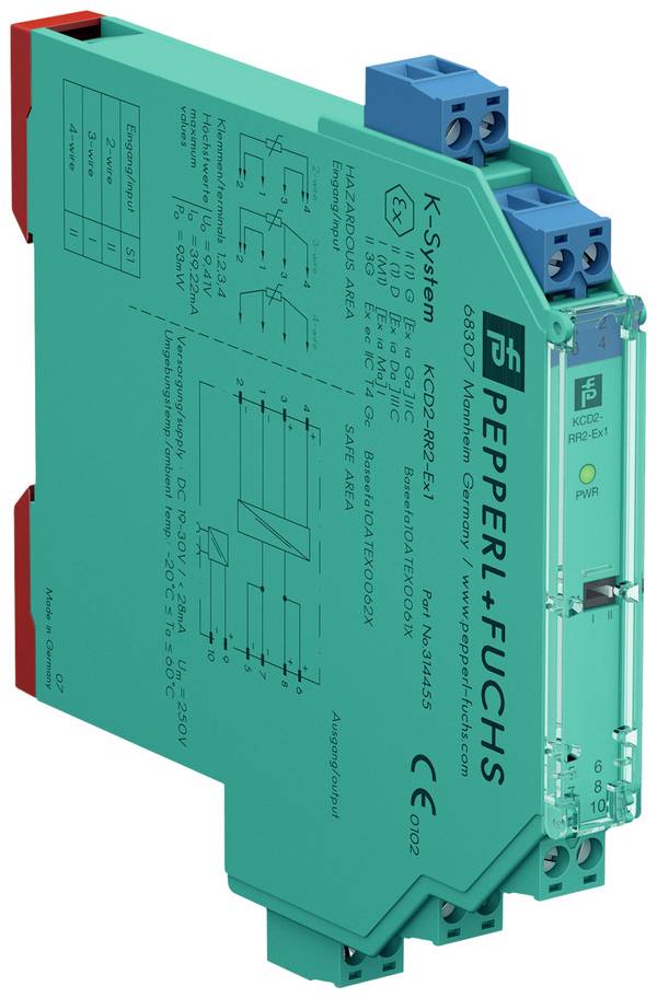 Pepperl+Fuchs KCD2-RR2-Ex1 314455 Repeater 1 stuk(s)