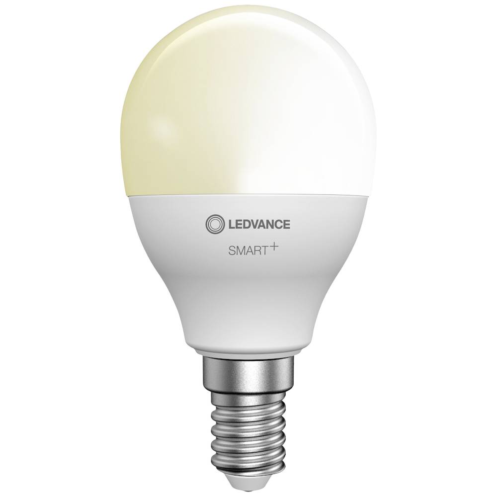 LEDVANCE 4058075729100 LED-lamp Energielabel F (A - G) E14 Kogel 4.9 W = 40 W Warmwit (Ø x h) 47 mm x 47 mm 1 stuk(s)