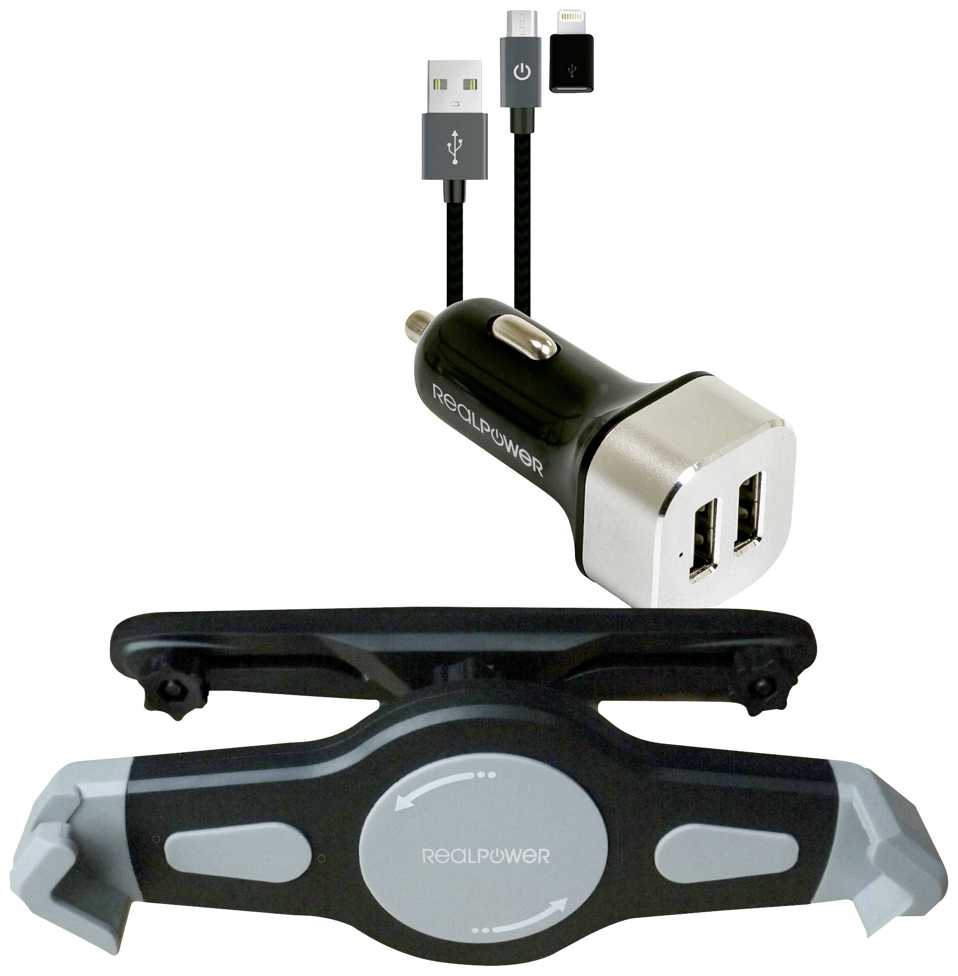 Ultron Ladegerät Tablethouder voor hoofdsteun Universeel 17,8 cm (7") - 27,9 cm (11")-0