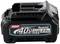 Makita XGT 40V Max Lithium-Ion Accu, 2,5Ah. Zwart behuizing met blauwe en rode markeringen.