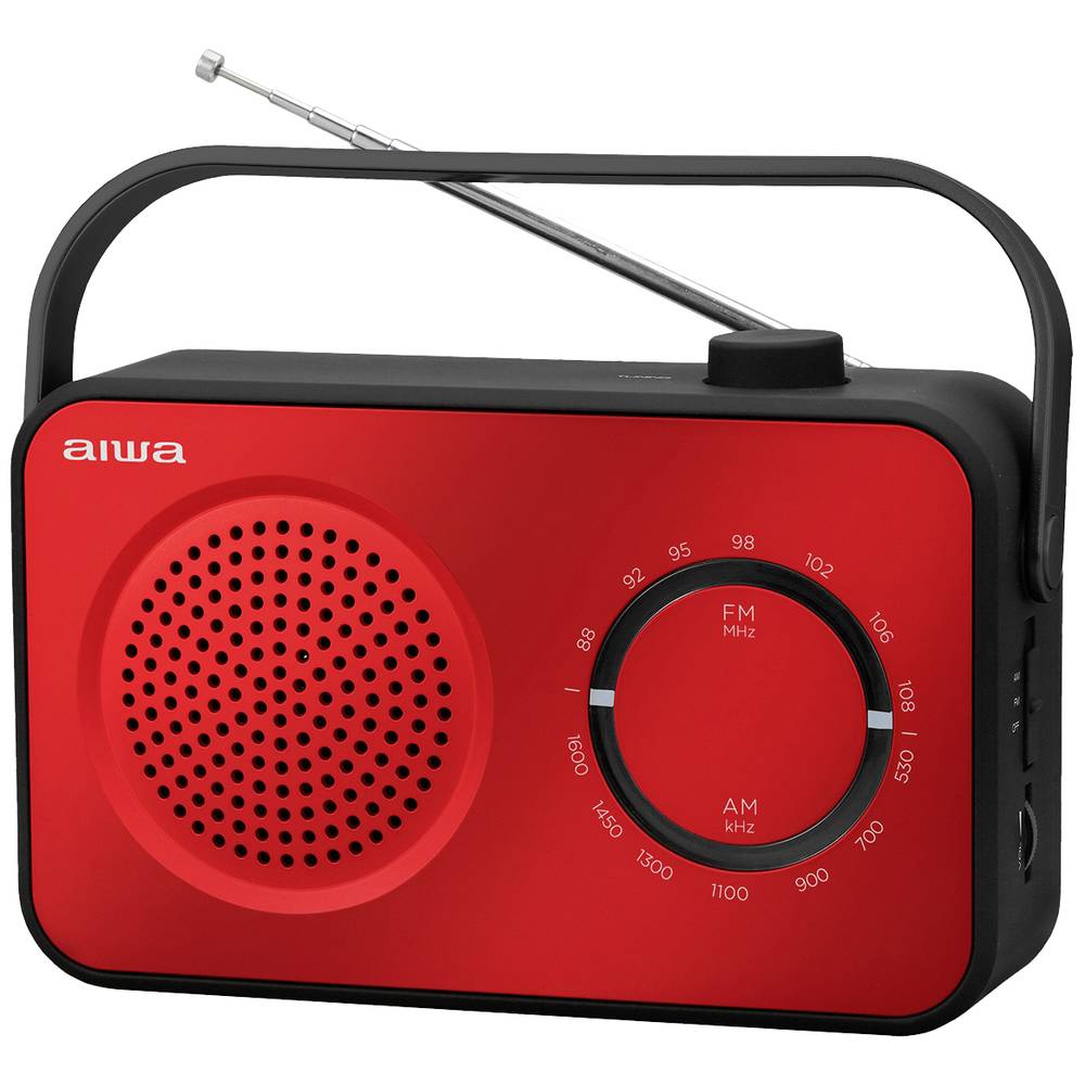 Aiwa R-190RD Transistorradio FM, Middengolf Rood