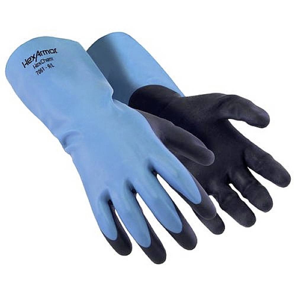 HexArmor HexChem 7061 6070608 Polyamide, Polyester Snijbeschermingshandschoen Maat (handschoen): 8 1 paar