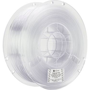 Polymaker PC01001 PolyLite Filament PC (polycarbonaat) Hoge stijfheid, Hittebestendig 1.75 mm 1000 g Transparant 1 stuk(s)