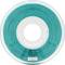 Een spoel met turquoise 3D-printfilament van PLA.