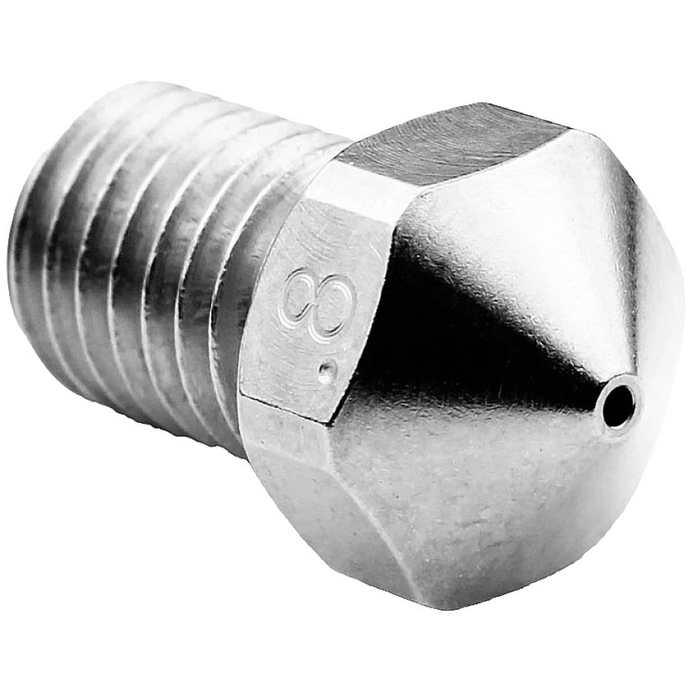 MicroSwiss-mondstuk 0,8 mm voor Dremel Digile 3D45 Plated A2 Hardened Steel Nozzle M2586-08
