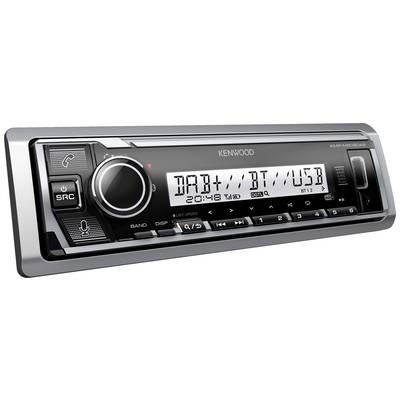 Kenwood KMR-M508DAB Autoradio enkel DIN Aansluiting voor stuurbediening, Bluetooth handsfree, tuner, Spatwaterdicht ? Conrad Electronic