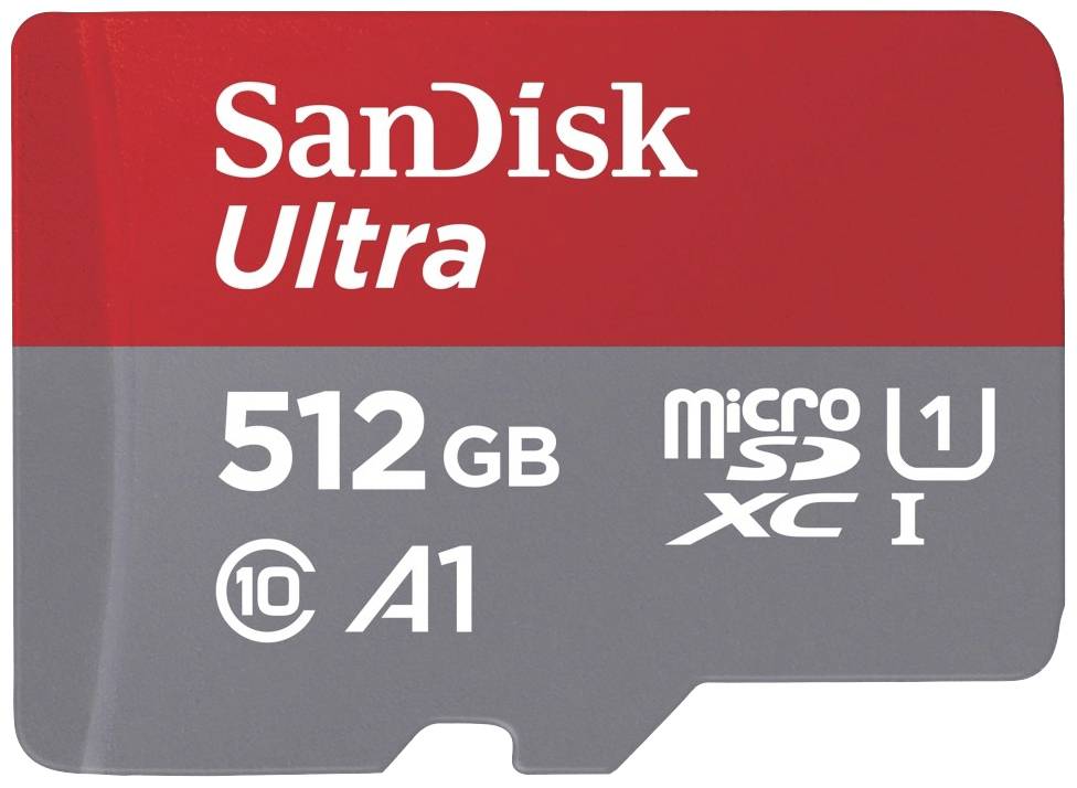 microSDXC Ultra 512GB (A1/UHS-I/Cl.10/150MB/s) + "Mobile" microSDXC-kaart 512 A1 Application Performa kopen ? Conrad Electronic