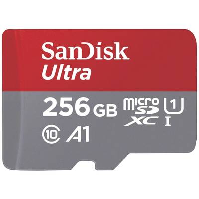 SanDisk microSDXC Ultra 128GB (A1/UHS-I/Cl.10/140MB/s) microSDXC-kaart 128 GB A1 Application Performance Class, UHS-Clas