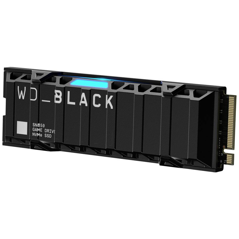 WD Black™ SN850 1 TB Interne M.2 PCIe NVMe SSD PCIe 4.0 x4 Retail WDBBKW0010BBK-WRSN