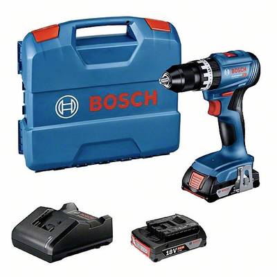 Bosch Professional GSB 18V-45 06019K3302 Accu-schroefboormachine  18 V 2.0 Ah Li-ion Incl. 2 accu's, Incl. lader, Incl. 