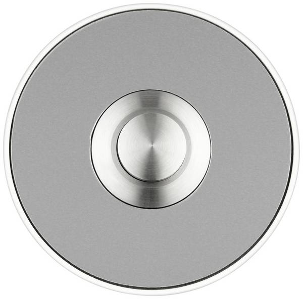Grothe 64190 Bel RVS-look, Wit