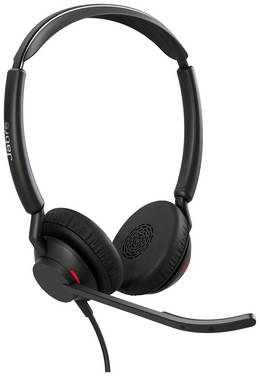 Jabra Engage 50 II On Ear headset  Kabel Stereo Zwart   Telefoon